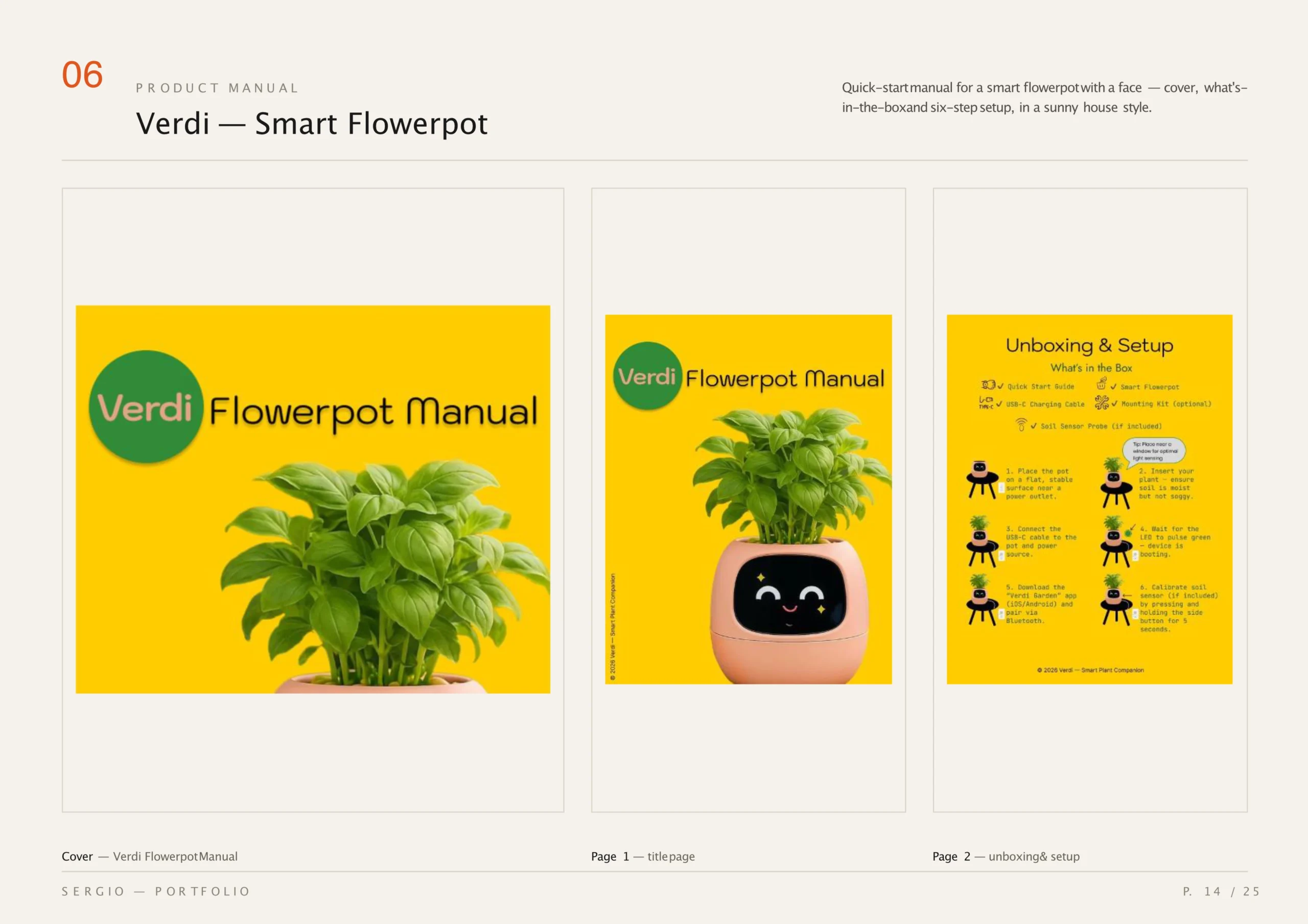 Verdi digital flower pot